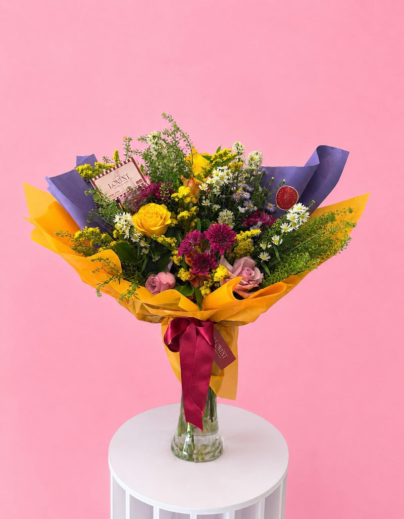 Oversize Signature Floral Vase