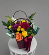 Vetka Floral Bag Red Rose and Mixed Flower Bouquet