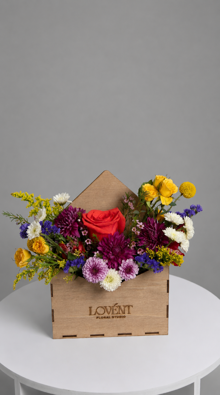 Lovent Garden Letter Mixed Flower Box