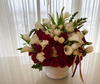 Eternal Love Red Rose and Calla Lily Vase
