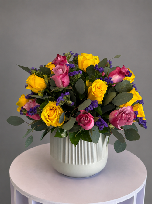 Aura Floral Rose Vase