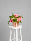 Gold Rose Mixed Flower Vase